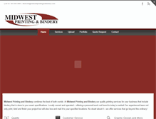Tablet Screenshot of midwestprintingandbindery.com